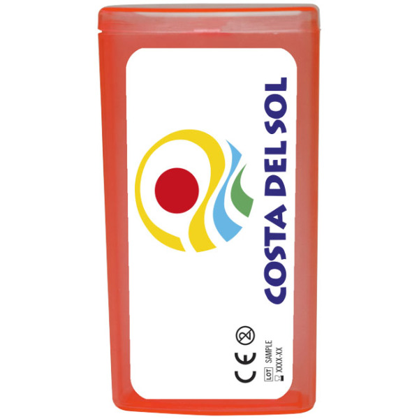 MiniKit Eerste hulp set - Transparant rood MiniKit Eerste hulp set - Transparant rood