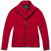 Brossard fleece dames jas met ritssluiting - Rood - M