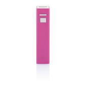 2.200 mAh powerbank, roze 2.200 mAh powerbank, roze