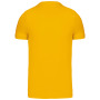 T-shirt ronde hals korte mouwen Yellow L