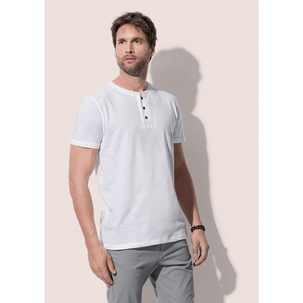 Stedman T-shirt Henley Shawn SS for him