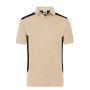 Men's Workwear Polo - STRONG - - stone/black - S