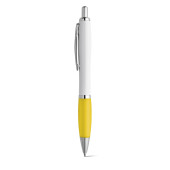 Move white balpen metalen clip blauwe inkt