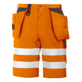 6503 SIGNALISATIESHORT MET SPIJKERZAKKEN EN ISO 20471 KLASSE 2