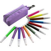 12 Viltstiften in nylon pouch 12 Viltstiften in nylon pouch