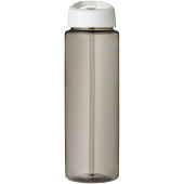 H2O Active® Vibe 850 ml drikkeflaske og låg med hældetud - Trækul/Hvid