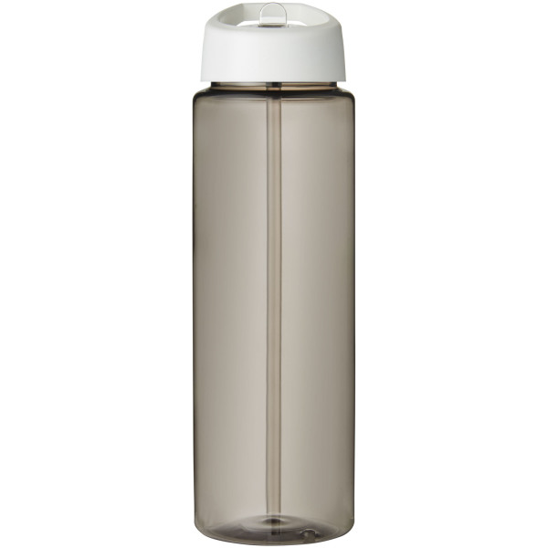 H2O Active® Vibe 850 ml spout lid sport bottle - Charcoal/White