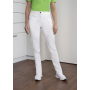HF 9 Ladies' 5-Pocket Trousers Classic-Stretch, from Sustainable Material , Organic Cotton - white - 50