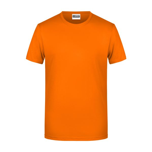 8008 Men's Basic-T oranje S