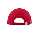 MB6230 6 Panel Corduroy Sandwich Cap - red/navy - one size
