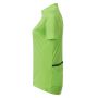 Ladies' Bike-T Half Zip - bright-green/white - S