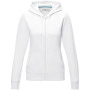 Ruby women’s GOTS organic recycled full zip hoodie - White - XS