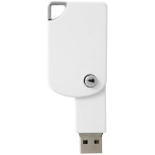 Swivel square USB - Wit - 1GB