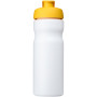 Baseline® Plus 650 ml sportfles met kanteldeksel - Wit/Geel