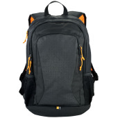 Ibira 15.6" laptop en tablet rugzak 24L - Zwart/Oranje