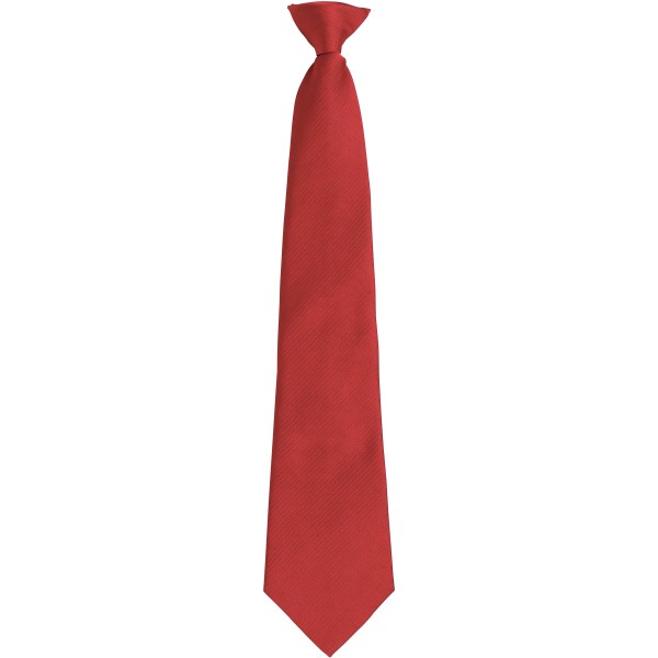 Colours Fashion Clip Tie Red One Size