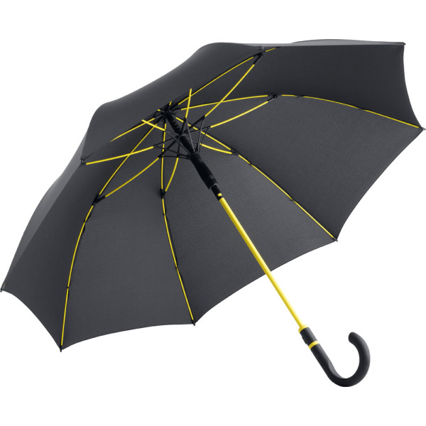 AC midsize umbrella FARE®-Style - black-yellow