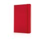 Deluxe hardcover PU A5 notitieboek, rood