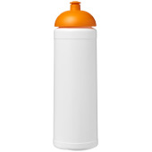 Baseline® Plus 750 ml sportflaska med kupollock - Vit/Orange