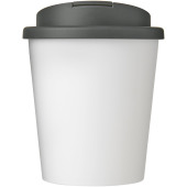 Americano® Espresso 250 ml isoleret krus med spildtæt låg - Hvid/Grå