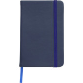 PU notitieboek blauw