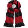Gestreepte sjaal Stadium Black / Classic Red One Size
