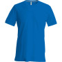 T-shirt ronde hals korte mouwen Light Royal Blue L