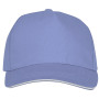 Ceto 5 panel sandwich cap - Lichtblauw