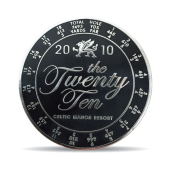 44mm Yardage ( of Meters ) Metalen Ballmarker met geëmailleerd Logo op 1 side 44mm Yardage ( of Meters ) Metalen Ballmarker met geëmailleerd Logo op 1 side