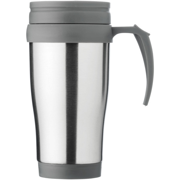Sanibel 400 ml insulated mug - Silver/Grey