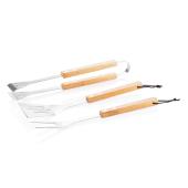 3-delige bamboe barbecue set 3-delige bamboe barbecue set