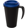 Americano® Grande 350 ml insulated mug - Solid black/Blue