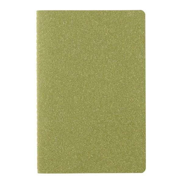 A5 standard softcover slim notebook, green