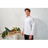 Long Sleeve Press Stud Chef's Jacket White S