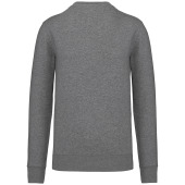 Ecologische sweater met ronde hals Grey Heather XXL