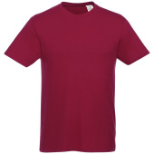 Heros heren t-shirt met korte mouwen - Bordeaux rood - S