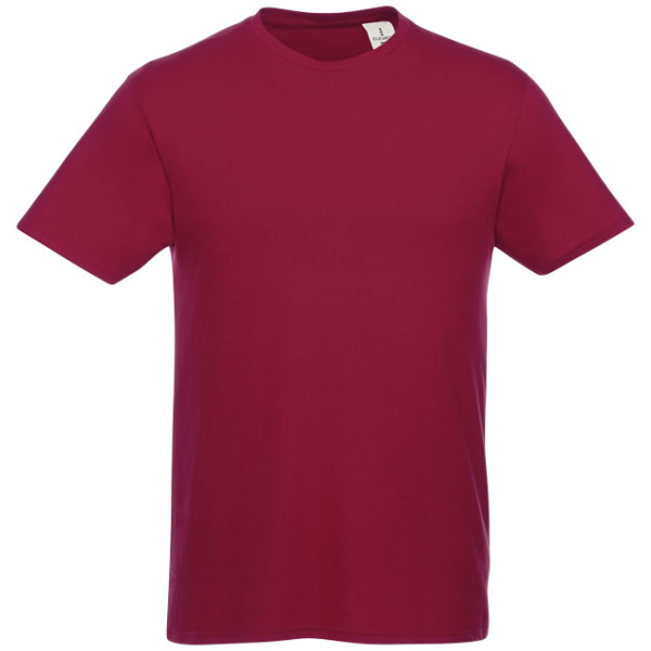Heros heren t-shirt met korte mouwen - Bordeaux rood - L