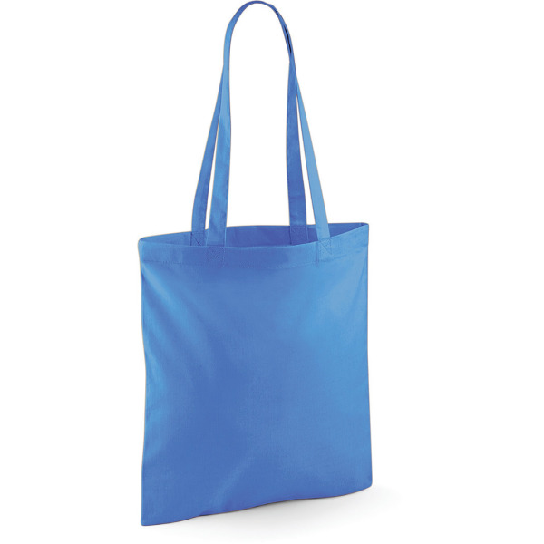 Shopper bag long handles Cornflower Blue One Size