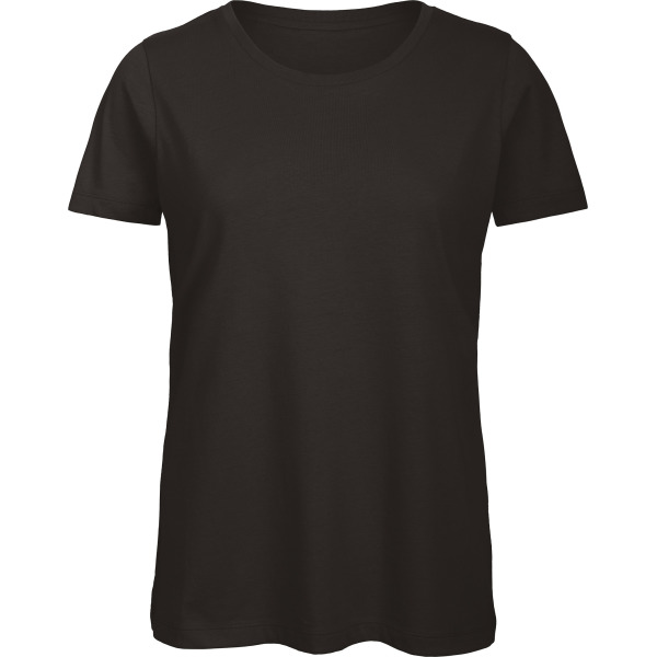 Organic Cotton Inspire Crew Neck T-shirt / Woman Black S