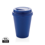 Herbruikbare dubbelwandige koffiebeker 300ml, blauw