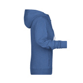 Ladies' Zip Hoody - light-denim-melange - XXL