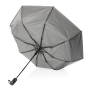 21" Impact AWARE™ RPET 190T Pongee dual colour mini umbrella, silver