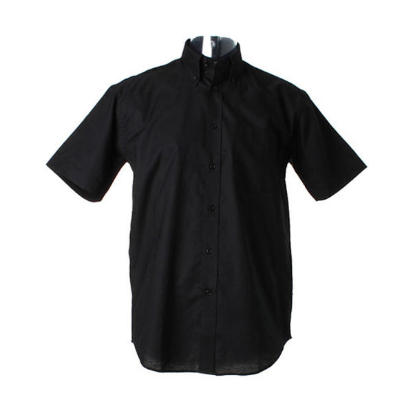 Classic Fit Workwear Oxford Shirt SSL - Black
