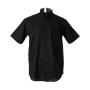 Classic Fit Workwear Oxford Shirt SSL - Black - M