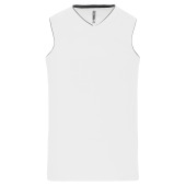 Herenbasketbalshirt White 4XL