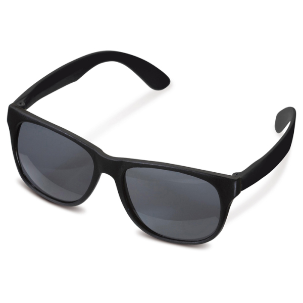 Zonnebril neon UV400 - Zwart / Zwart