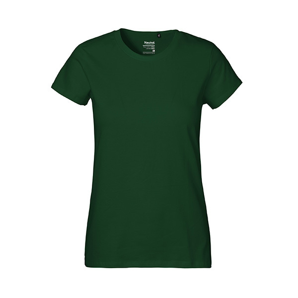 Neutral ladies classic t-shirt-Bottle-Green-XS
