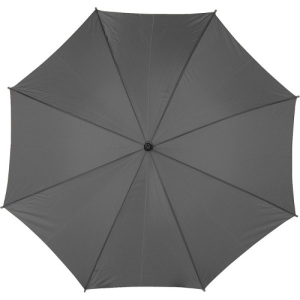 Polyester (190T) umbrella Kelly grey