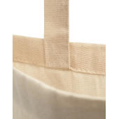 Baby Canvas Cotton Bag LH with Gusset - Natural