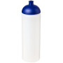 Baseline® Plus grip 750 ml bidon met koepeldeksel - Transparant/Blauw